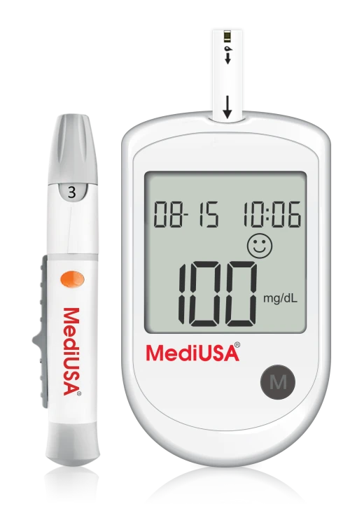 Blood Glucose Monitoring System MediUSA GM330Max